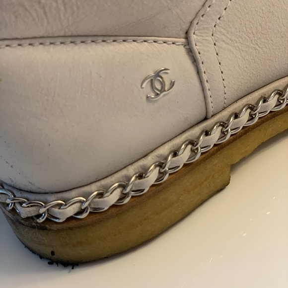 Chanel white boots 36 - Picture 4 of 7